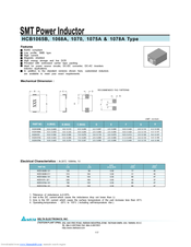Delta Electronics HCB1065B Specifications