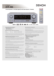 Denon AVR-486S Specifications