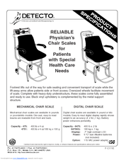 Detecto 4751 Specifications