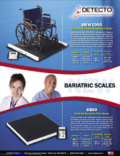 Detecto 6800 Specifications
