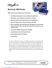 Devolo MicroLink ISDN Router Specifications