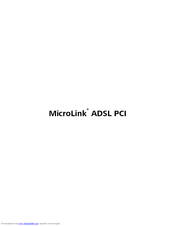 Devolo MicroLink ADSL Modem User Manual