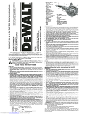 Dewalt D28754 Instruction Manual