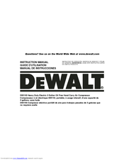 Dewalt D55143 Instruction Manual