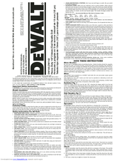 Dewalt DW142 User Manual