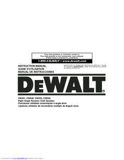 Dewalt DW444 Instruction Manual