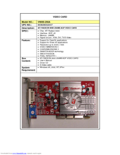 Diablotek V9000-256A Specification