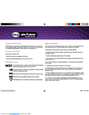 Digital Blue Disney Pix Frame User Manual