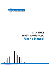 Digital Voice Systems VC-20-PRJ25 User Manual