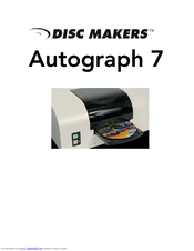 Disc Makers Autograph Autograph VII Driver Manual