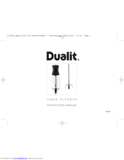 Dualit 88860 Instruction Manual