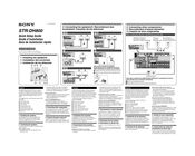 Sony STR-DH800 Quick Setup Manual