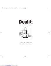 Dualit 88603 Instruction Manual