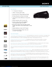 Sony STR-DN1000 Manuals | ManualsLib