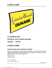 Dukane LEADERBOARD LB77H User Manual