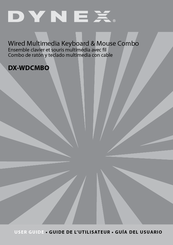 Dynex DX-WDCMBO - Keyboard And Optical Mouse Wired User Manual