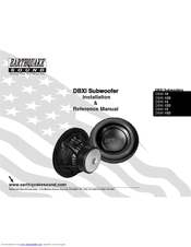 Earthquake DBXI-15 Manuals | ManualsLib