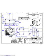 Eaw SB730P Dimensions