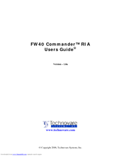 Sony ICS-FW40 User Manual