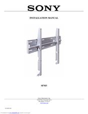 Sony SFM3 Installation Manual