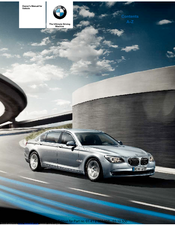 BMW 2011 ActiveHybrid 7 Owner's Manual