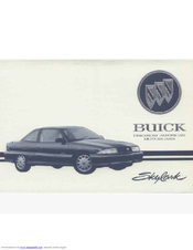 Buick 1994 Skylark Owner's Manual