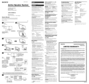 Sony SRS-NWM10 Operating Instructions