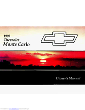 Chevrolet 1995 Monte Carlo Owner's Manual