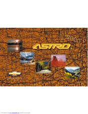 Chevrolet 2000 Astro Owner's Manual