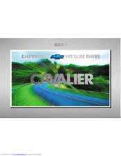 Chevrolet 2001 Cavalier Owner's Manual