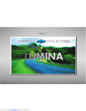 Chevrolet LUMINA 2001 Owner's Manual
