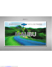 Chevrolet 2001 Malibu Owner's Manual