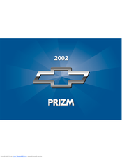 Chevrolet 2002 Prizm Owner's Manual