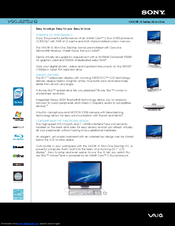 Sony VAIO VGC-JS270J/Q Quick Start Manual