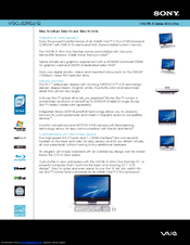 Sony VGC-JS290J Quick Start Manual