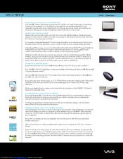 Sony Vaio VPCJ11BFX/B Specifications