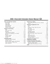 Chevrolet 2008 Colorado Owner's Manual