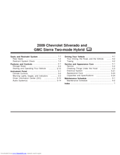 Chevrolet 2009 Silverado 1500 Crew Cab Owner's Manual