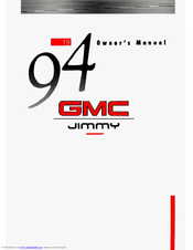 GMC 1994 Jimmy Owner's Manual