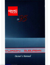 GMC 1995 Yukon Owner's Manual