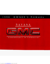 GMC 1998 Savana Owner's Manual