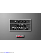 GMC 2002 Yukon XL Owner's Manual