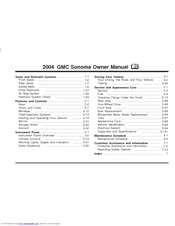 GMC 2004 Sonoma Owner's Manual