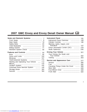 GMC 2007 Envoy Denali Owner's Manual