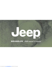 Jeep 2009 Wrangler Owner's Manual