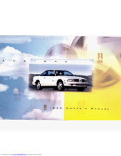 Oldsmobile 1993 Achieva Owner's Manual