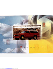 Oldsmobile 1993 Bravada Owner's Manual