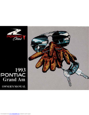 Pontiac GRANDAM 1993 Owner's Manual