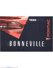 Pontiac 1995 Bonneville Owner's Manual