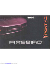 Pontiac 1996 Firebird Owner's Manual